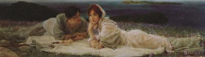 Alma-Tadema, Sir Lawrence A World of Their Own (mk24) Germany oil painting art